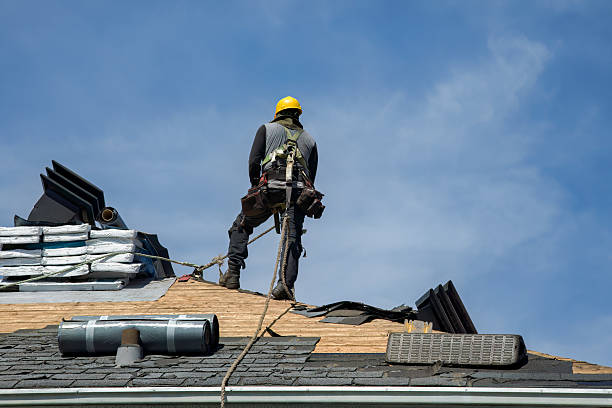 Professional Metal Roofing technician working in Ipava, IL